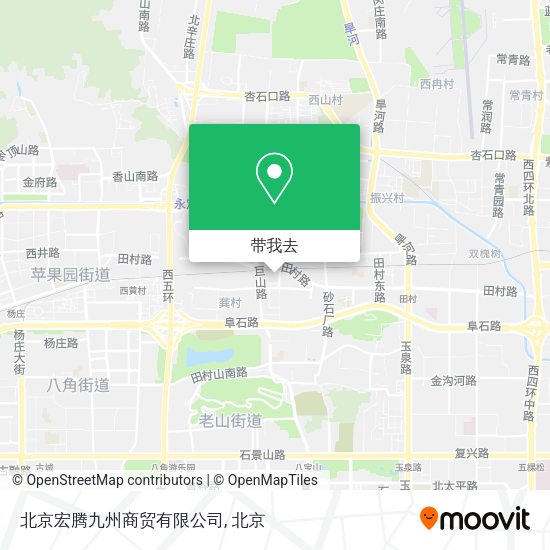 北京宏腾九州商贸有限公司地图