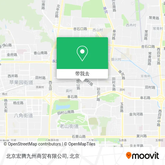 北京宏腾九州商贸有限公司地图