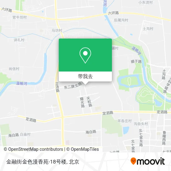金融街金色漫香苑-18号楼地图