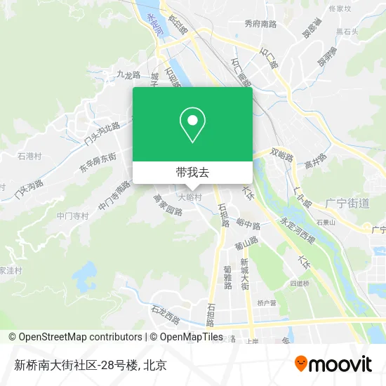 新桥南大街社区-28号楼地图