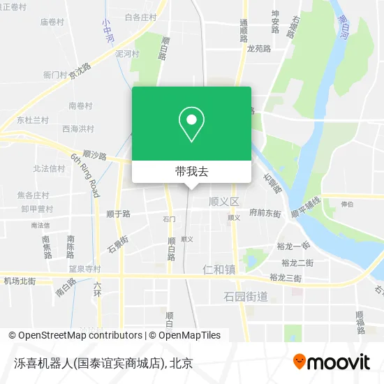 泺喜机器人(国泰谊宾商城店)地图
