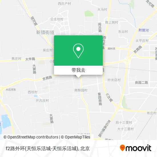 f2路外环(天恒乐活城-天恒乐活城)地图
