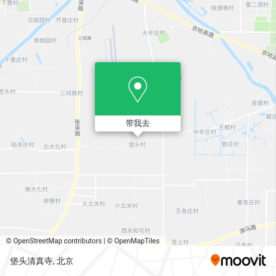 垡头清真寺地图