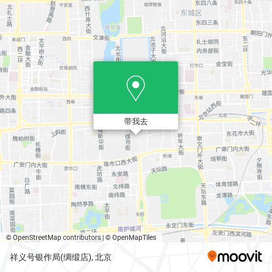 祥义号银作局(绸缎店)地图