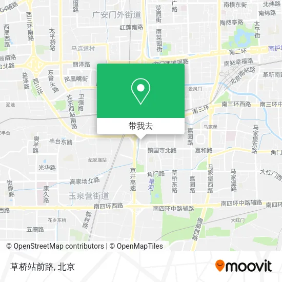 草桥站前路地图