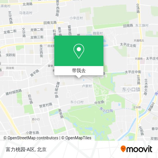 富力桃园-A区地图