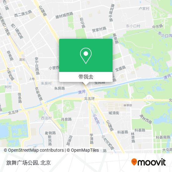 旗舞广场公园地图