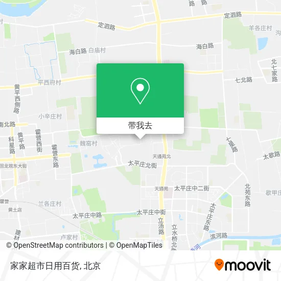 家家超市日用百货地图