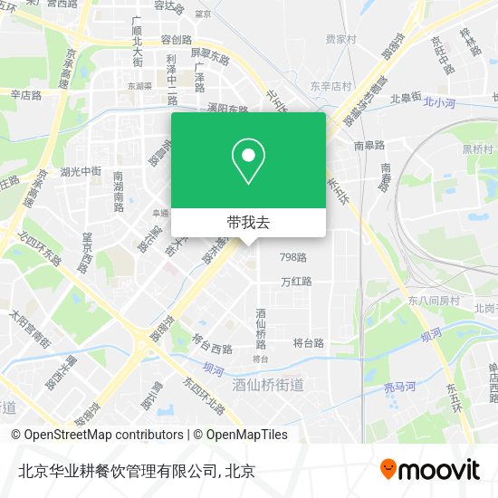 北京华业耕餐饮管理有限公司地图