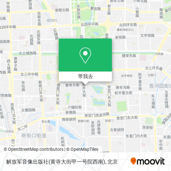解放军音像出版社(黄寺大街甲一号院西南)地图