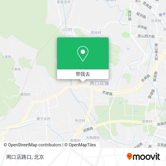 周口店路口地图