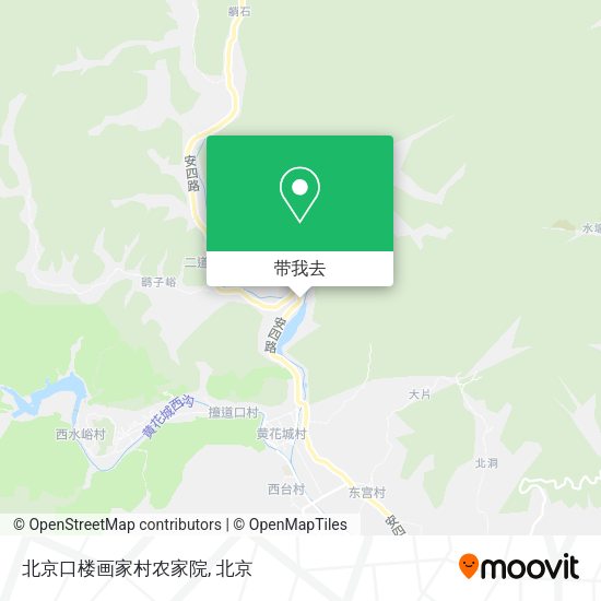 北京口楼画家村农家院地图