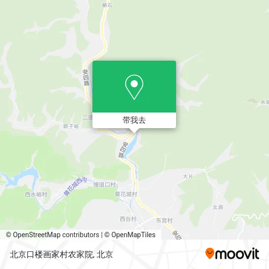 北京口楼画家村农家院地图