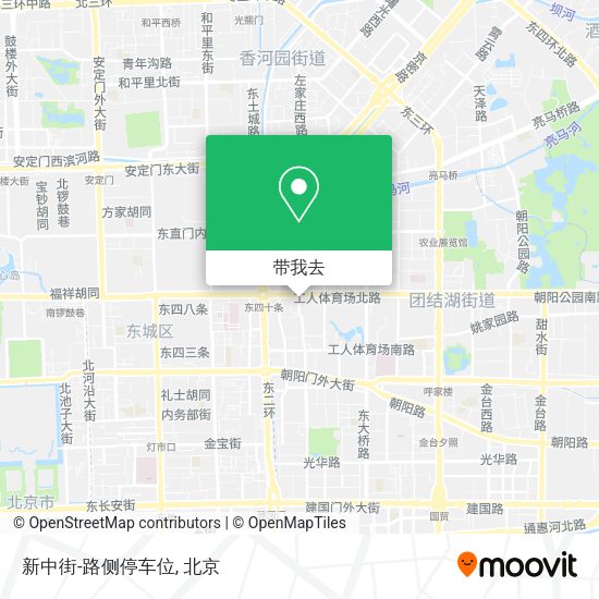 新中街-路侧停车位地图