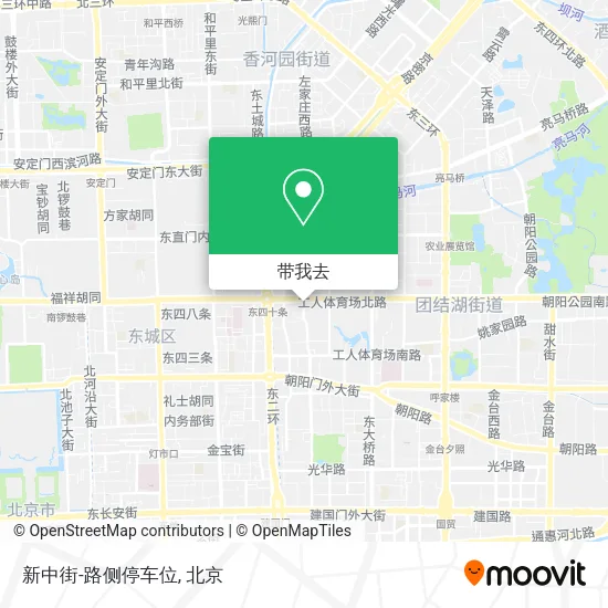 新中街-路侧停车位地图