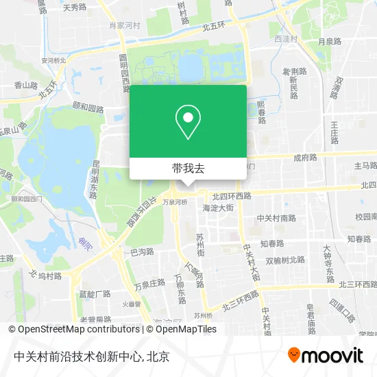 中关村前沿技术创新中心地图