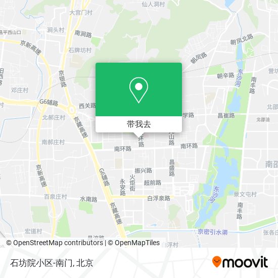 石坊院小区-南门地图