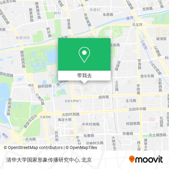 清华大学国家形象传播研究中心地图