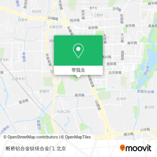 断桥铝合金钛镁合金门地图