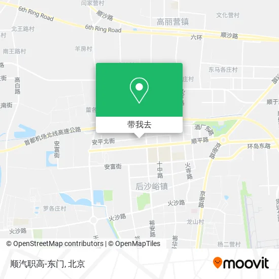 顺汽职高-东门地图