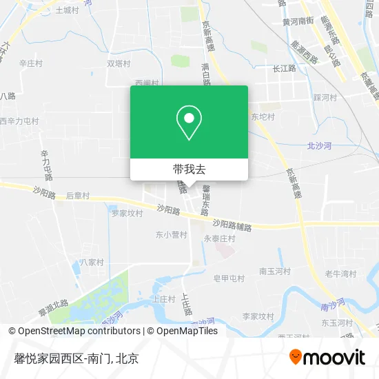 馨悦家园西区-南门地图