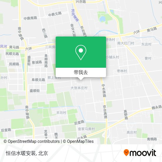 恒信水暖安装地图