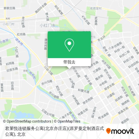 君莱悦连锁服务公寓(北京亦庄店)(原罗曼定制酒店式公寓)地图