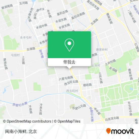 闽南小海鲜地图
