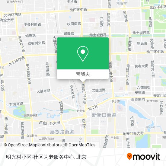 明光村小区-社区为老服务中心地图