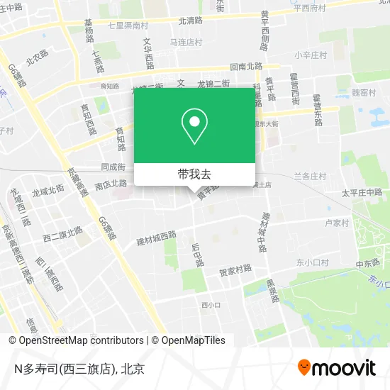 N多寿司(西三旗店)地图