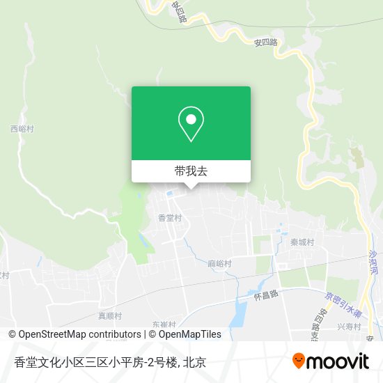 香堂文化小区三区小平房-2号楼地图