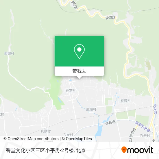 香堂文化小区三区小平房-2号楼地图