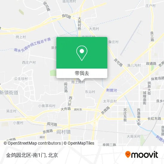 金鸽园北区-南1门地图