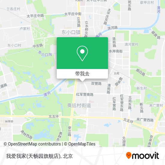 我爱我家(天畅园旗舰店)地图