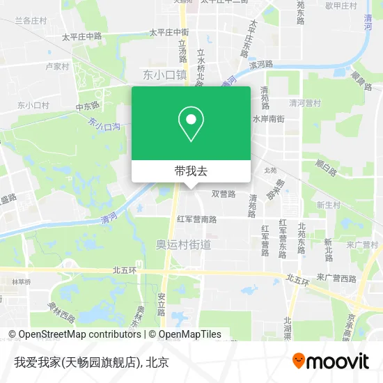 我爱我家(天畅园旗舰店)地图