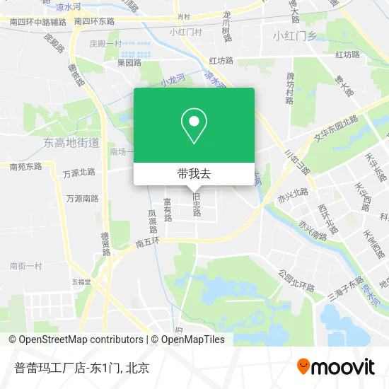 普蕾玛工厂店-东1门地图