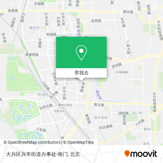 大兴区兴丰街道办事处-南门地图