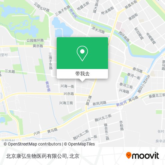 北京康弘生物医药有限公司地图
