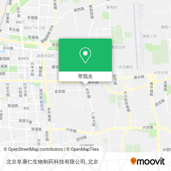 北京阜康仁生物制药科技有限公司地图