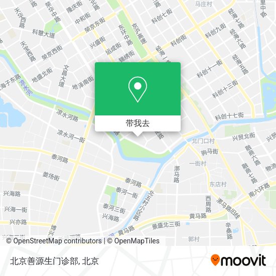 北京善源生门诊部地图