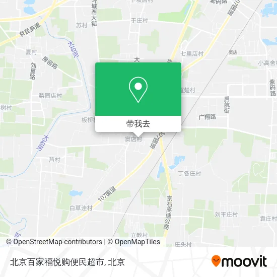 北京百家福悦购便民超市地图
