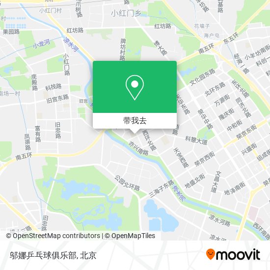 邬娜乒乓球俱乐部地图