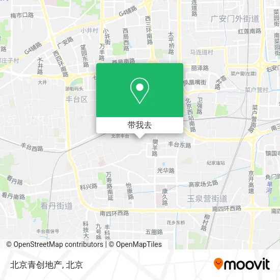 北京青创地产地图