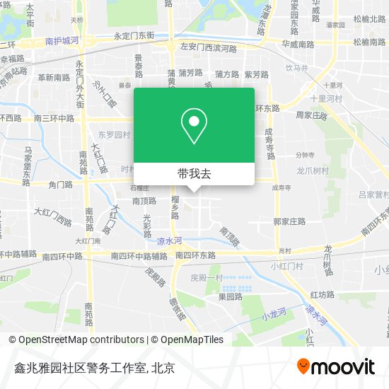 鑫兆雅园社区警务工作室地图