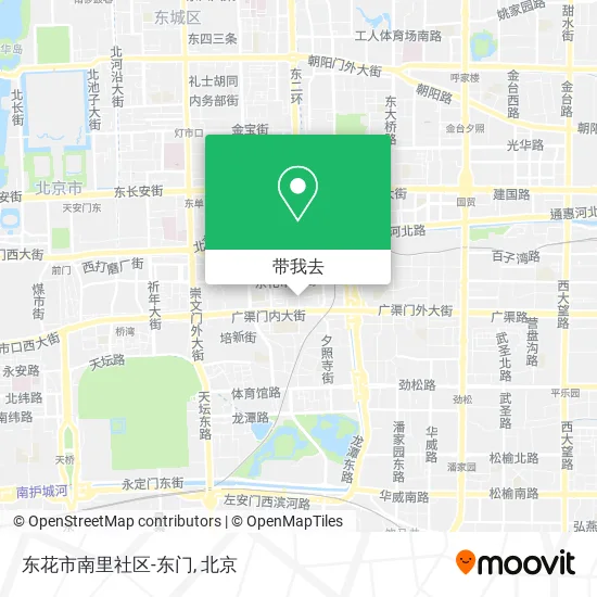 东花市南里社区-东门地图