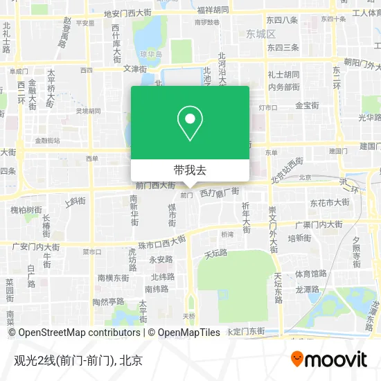 观光2线(前门-前门)地图