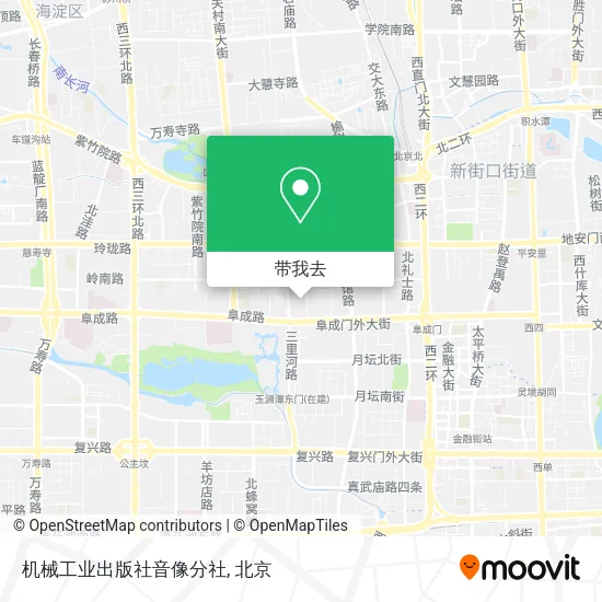 机械工业出版社音像分社地图