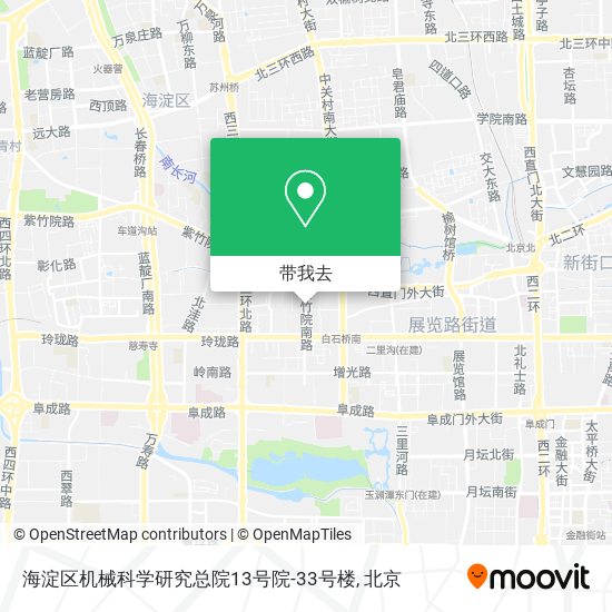 海淀区机械科学研究总院13号院-33号楼地图