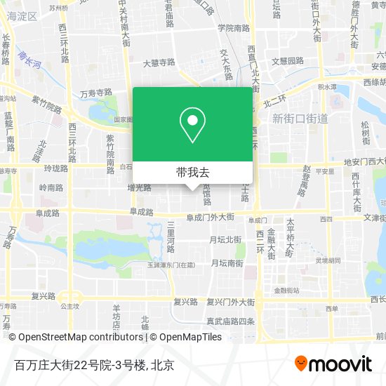 百万庄大街22号院-3号楼地图