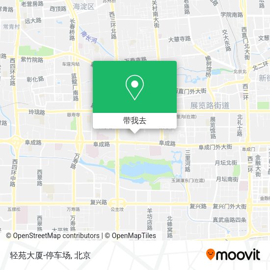 轻苑大厦-停车场地图
